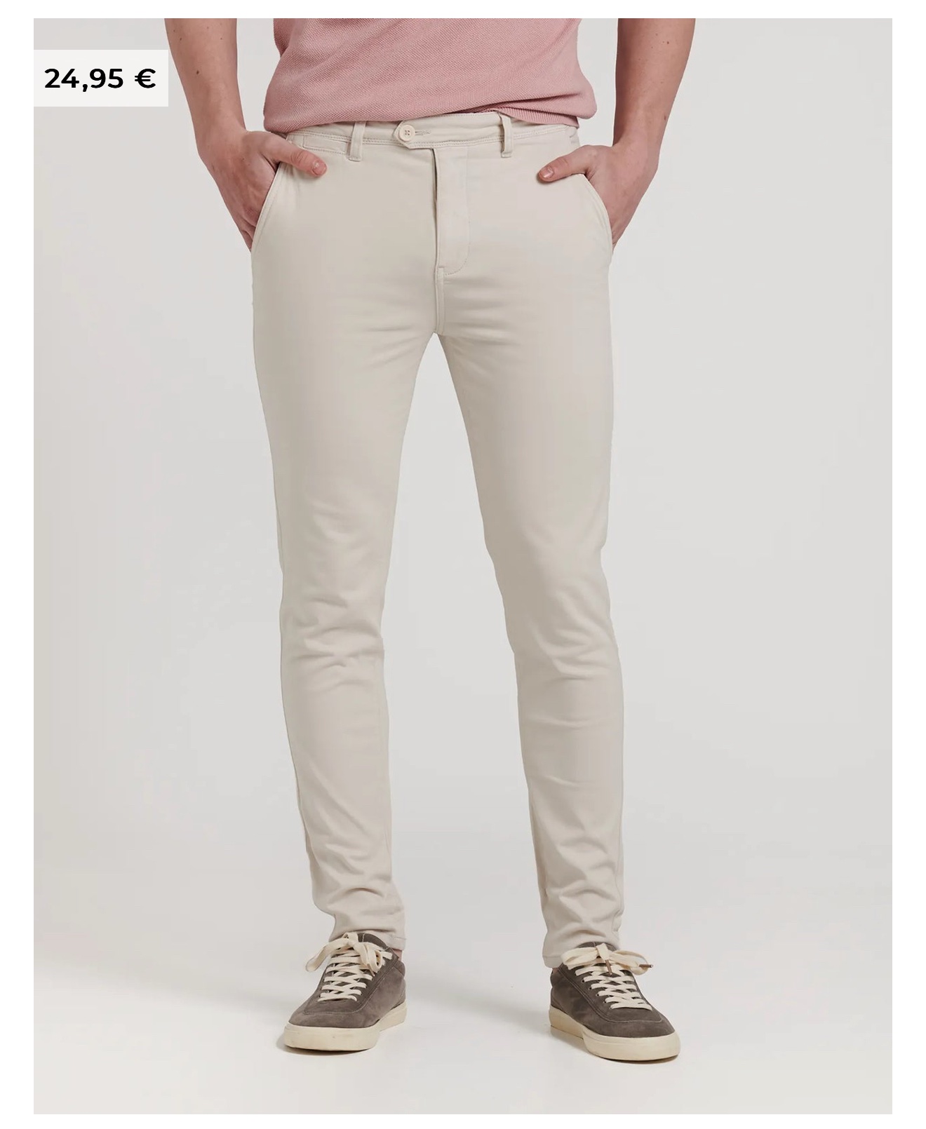 Pantalón chino beige, un básico en tu Corte Ideal